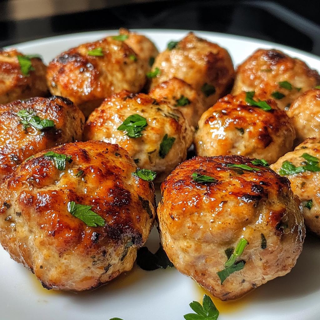 Mediterranean Chicken Meatballs