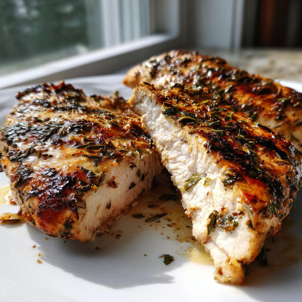 Mediterranean Herb Crusted Grilled Chicken - detail 1