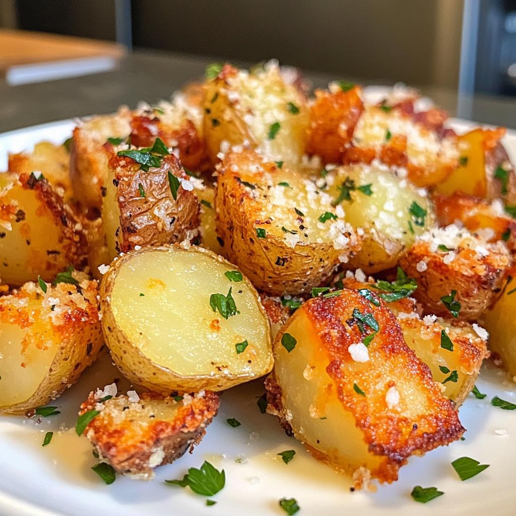 Mouthwatering Crispy Parmesan Potatoes You Must Try