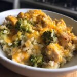 One Pot Cheesy Chicken Broccoli Rice