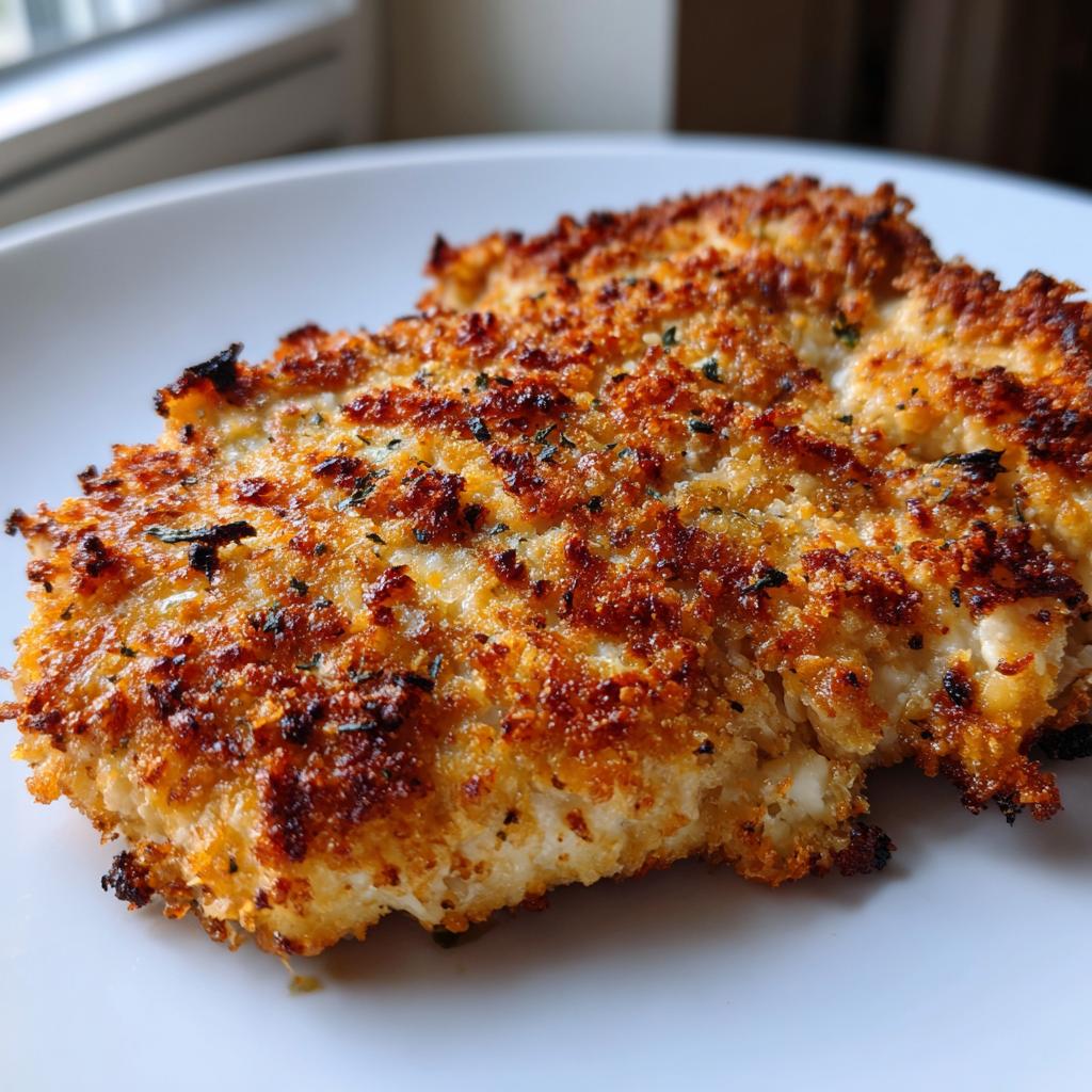 Parmesan Crusted Chicken Recipe That’s Crispy and Delicious