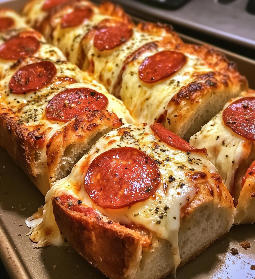 Pepperoni Pizza Pull-Apart Bread - detail 1