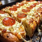 Pepperoni Pizza Pull-Apart Bread