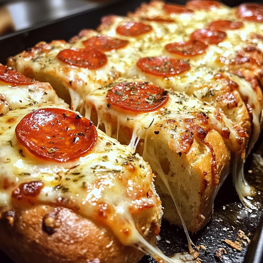 Pepperoni Pizza Pull-Apart Bread