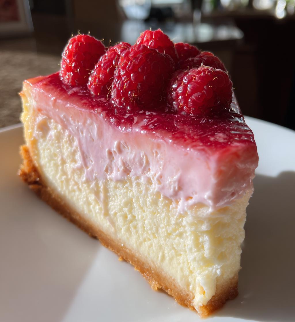 Pink Velvet Raspberry Cheesecake