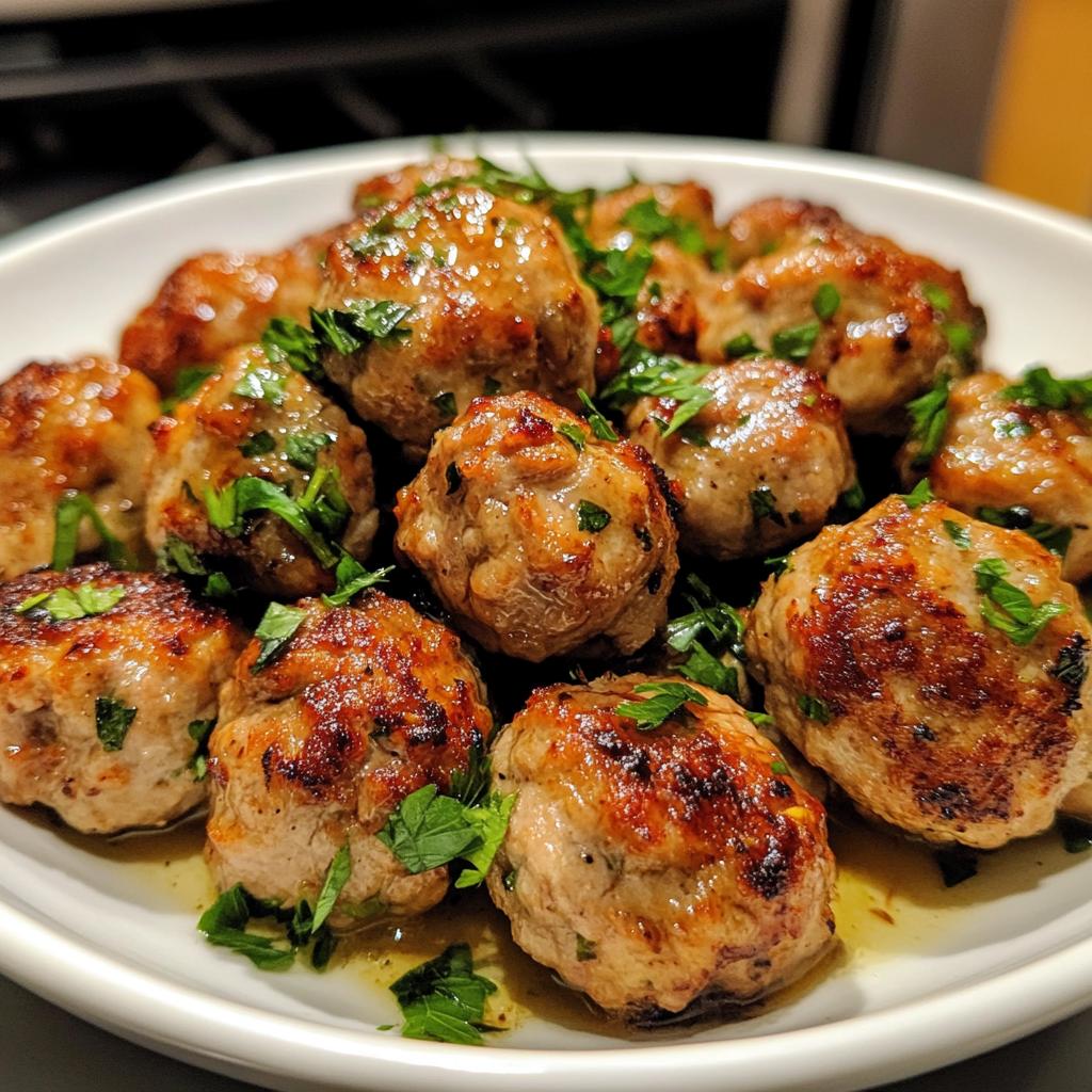 Quick and Easy Greek Turkey Meatballs Recipe