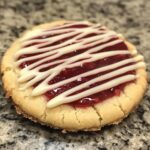 Raspberry Shortbread Cookies 🍇 | White Chocolate Drizzle Perfection