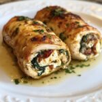 Rolled Up Chicken with Feta, Spinach, and Sun-Dried Tomatoes