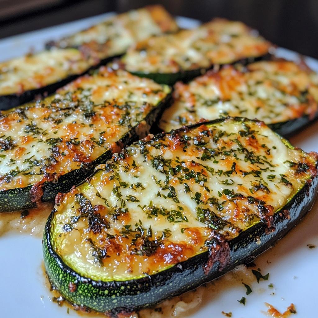 Savory Zucchini Steaks with Garlic and Cheese Delight - detail 1
