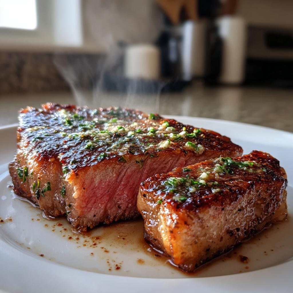 Sizzling Cowboy Butter Steak