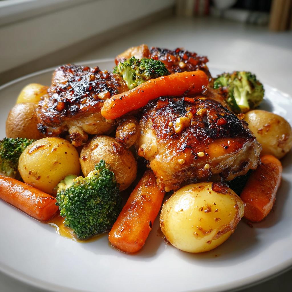 Slow Cooker Honey Garlic Chicken and Veggies - detail 1