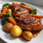 Slow Cooker Honey Garlic Chicken and Veggies