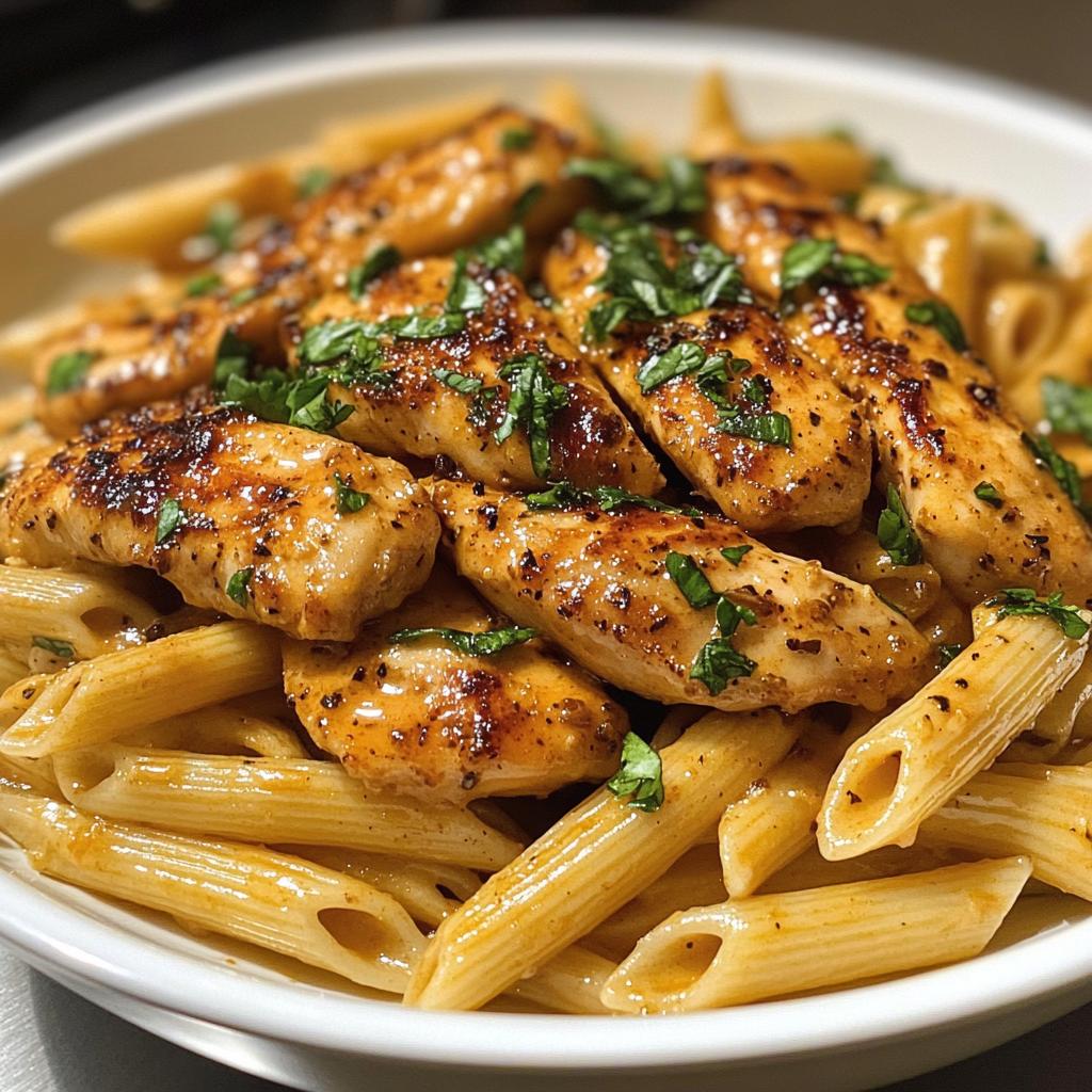 Spicy Cajun Honey Butter Chicken & Pasta