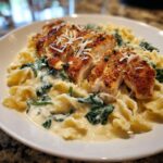 Spinach Chicken Alfredo Delight
