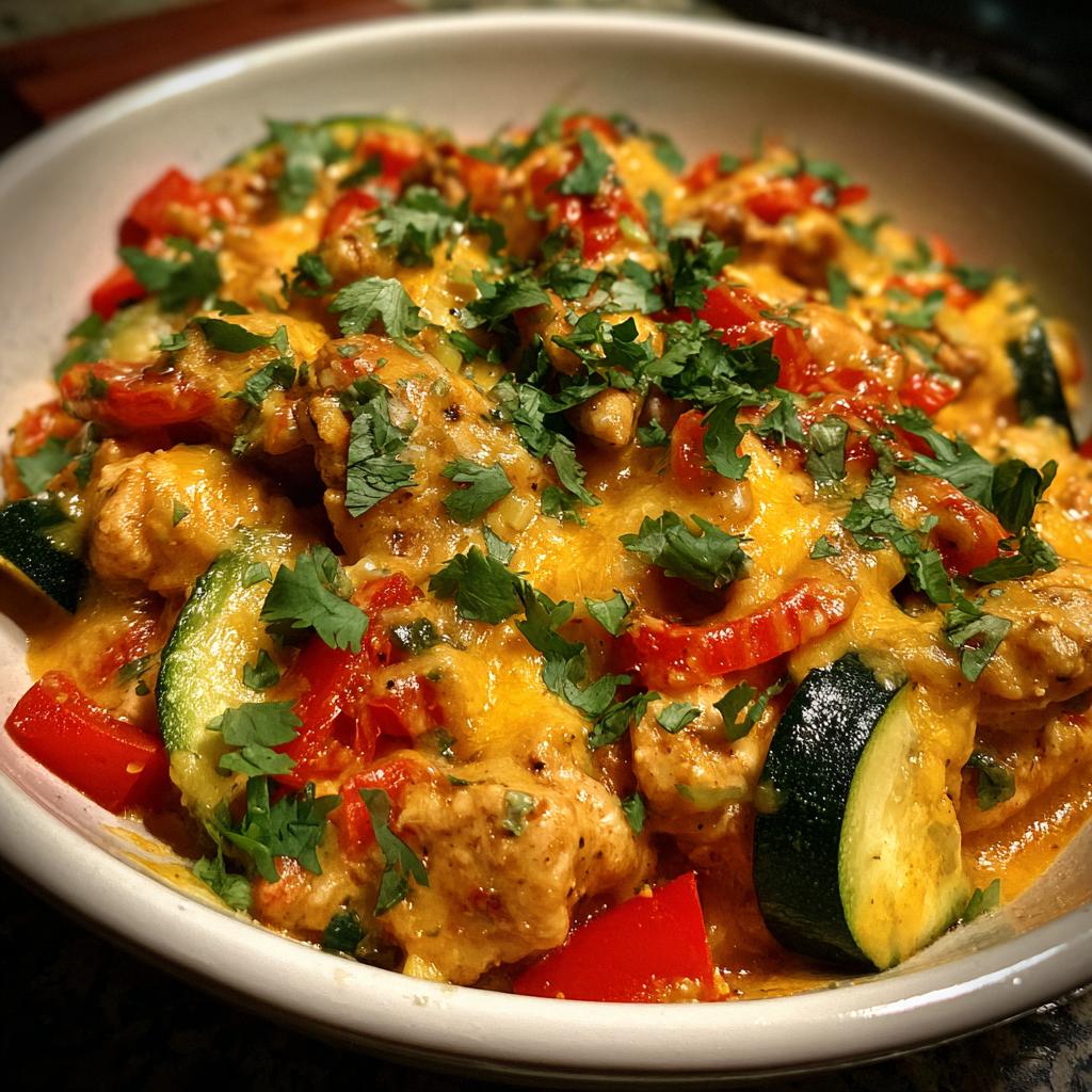 Tex Mex Chicken and Zucchini Recipe