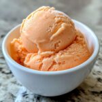 The Best Peach Sorbet Without Ice Cream Maker