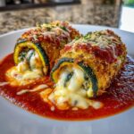 Three Cheese Zucchini Rollatini: A Healthy Vegetarian Recipe Idea for Dinner