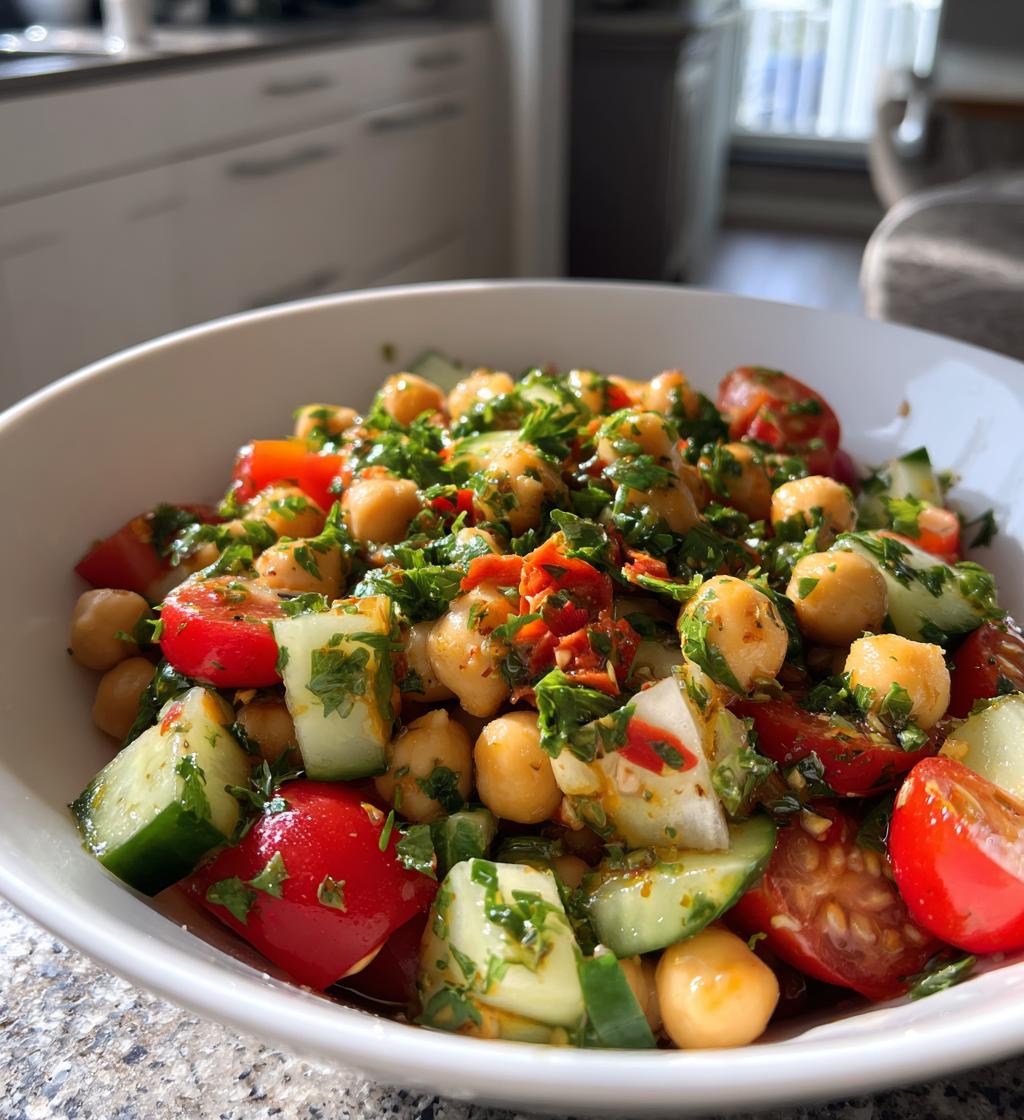 Turkish Chickpea Salad