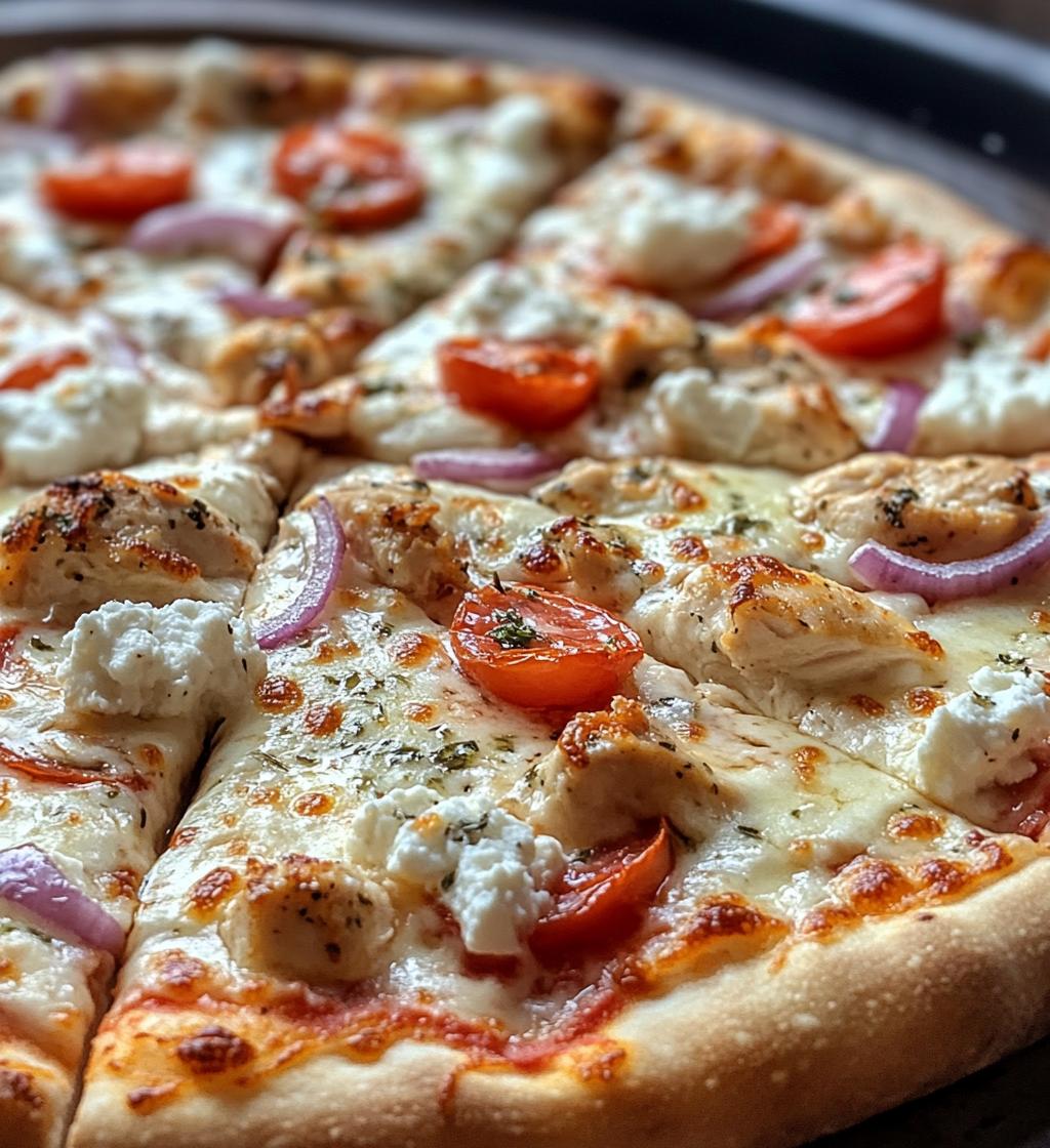 Tzatziki Chicken Pizza