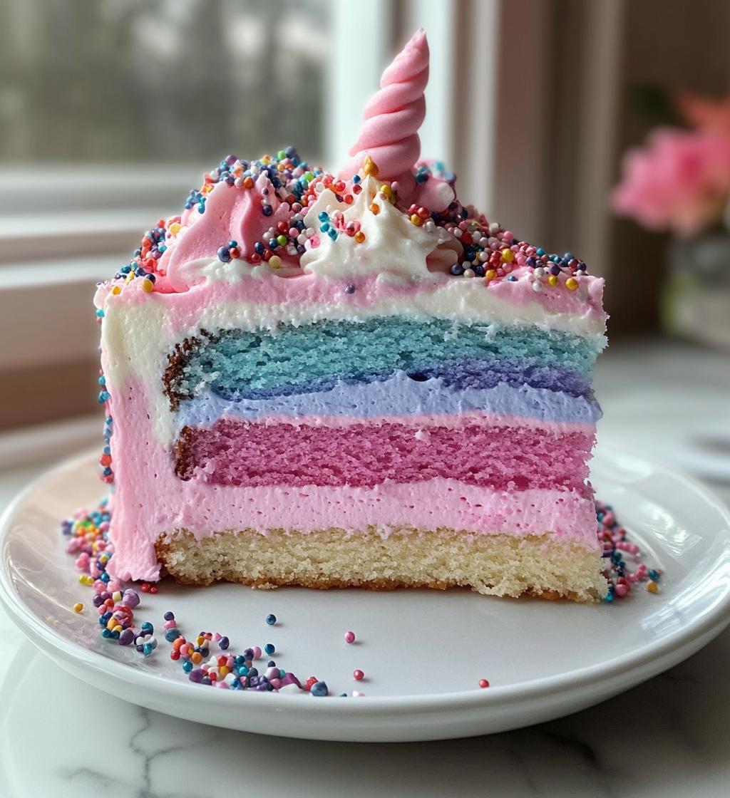 Unicorn Cake - detail 1