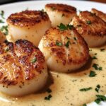 cajun seared scallops creamy mustard sauce