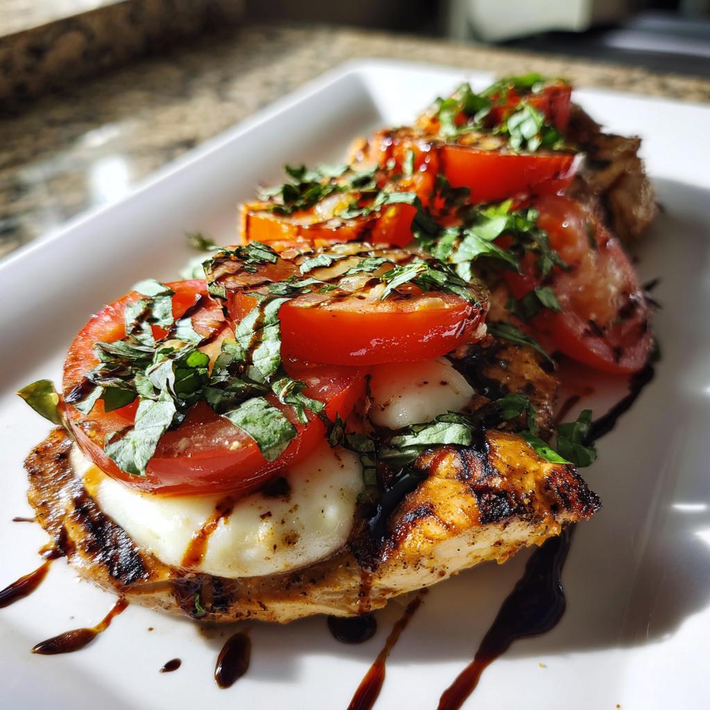 caprese grilled chicken recipe