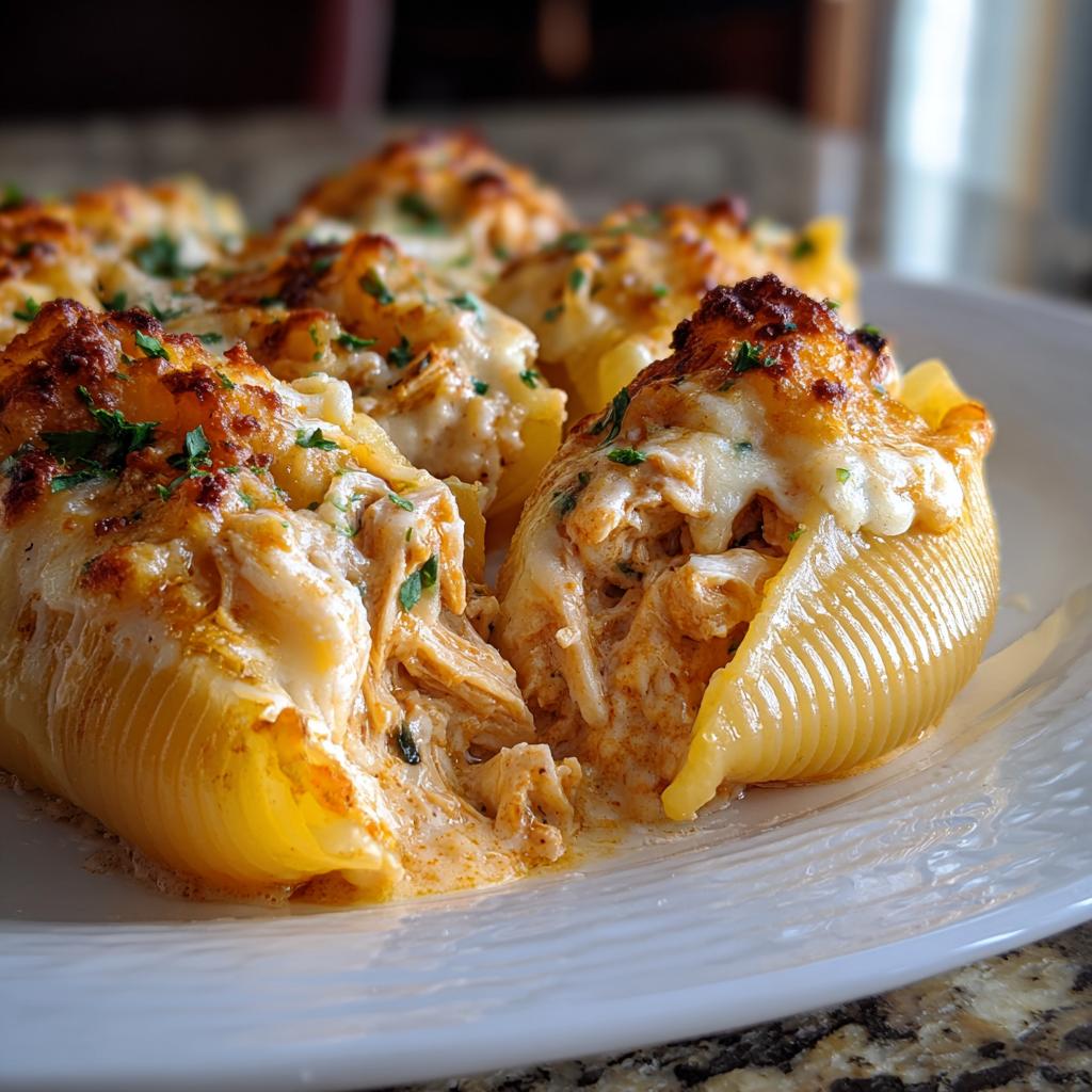 creamy cajun chicken stuffed shells