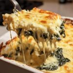 creamy spinach and cheese bake