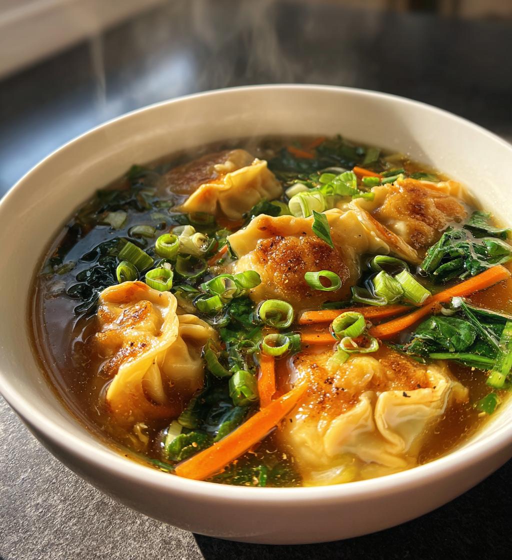 easy potsticker soup recipe