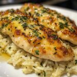 garlic butter chicken tenders herbed parmesan rice