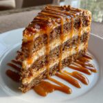gooey coffee caramel cake
