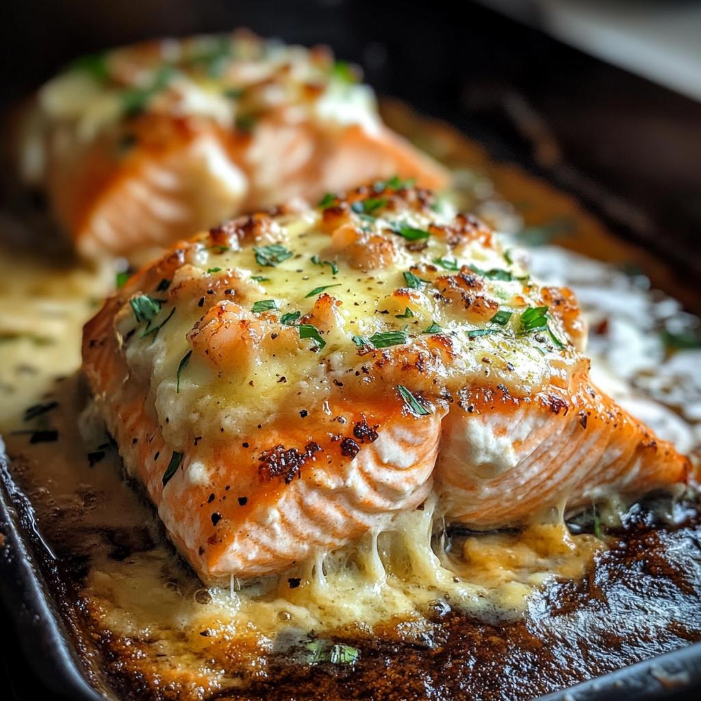 gourmet mozzarella shrimp stuffed salmon fillets