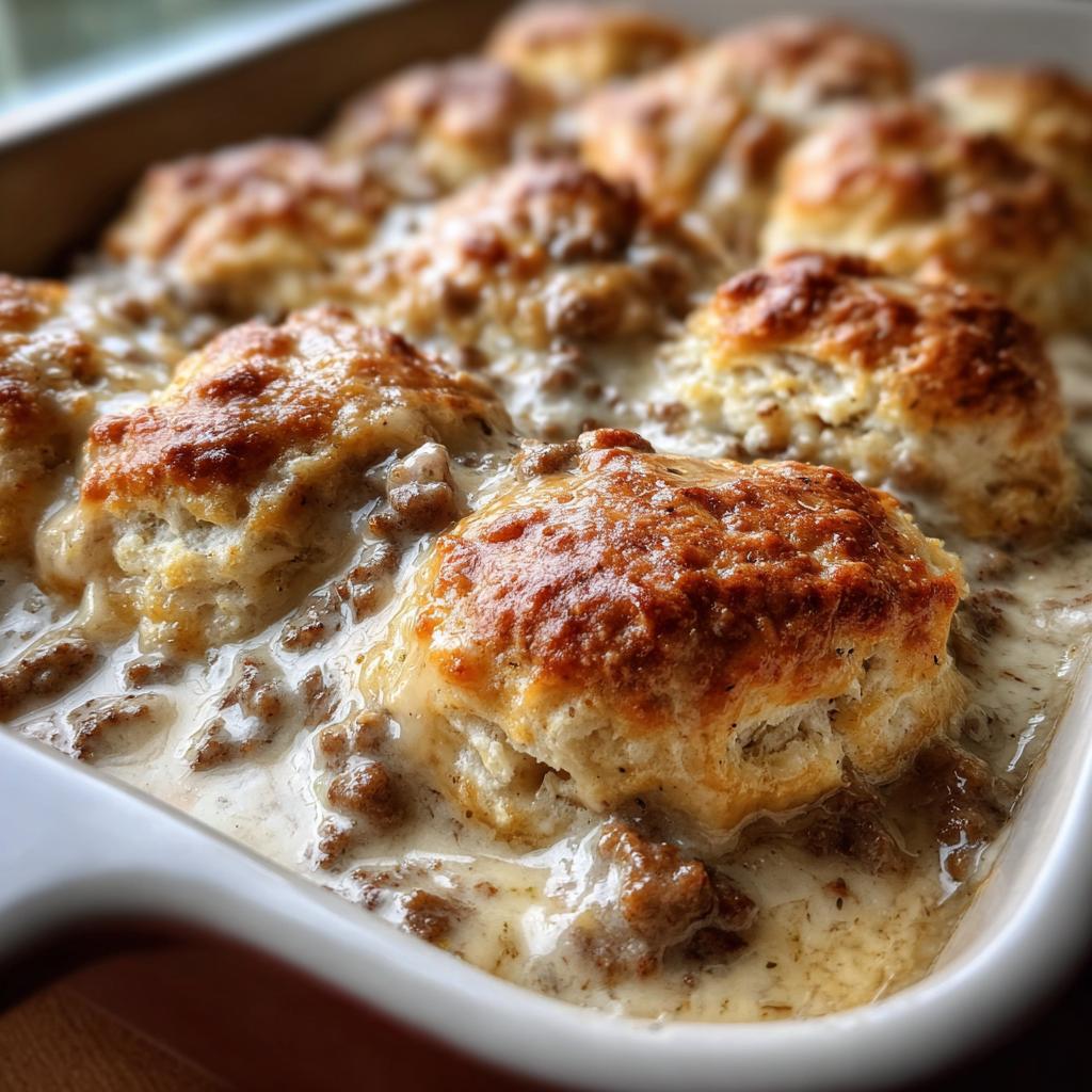 sausage gravy and biscuit pie recipe