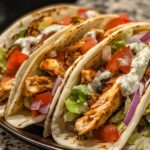 20-Minute Chicken Gyros with Homemade Tzatziki Sauce