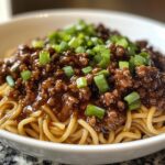 30-Minute Mongolian Ground Beef Noodles