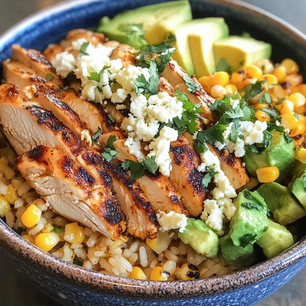 30-Minute Street Corn Chicken Bowl Recipe