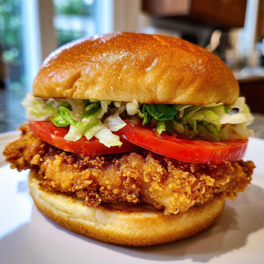 Air Fryer Crispy Chicken Sandwich