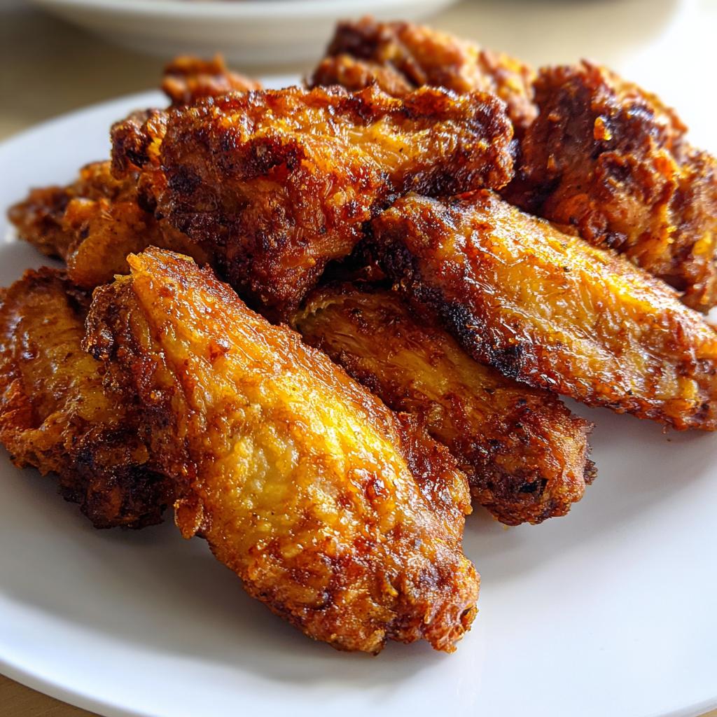Air Fryer Crispy Naked Chicken Wings (No Sauce)
