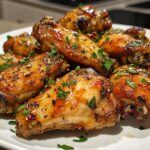 Air Fryer Garlic Butter Wings