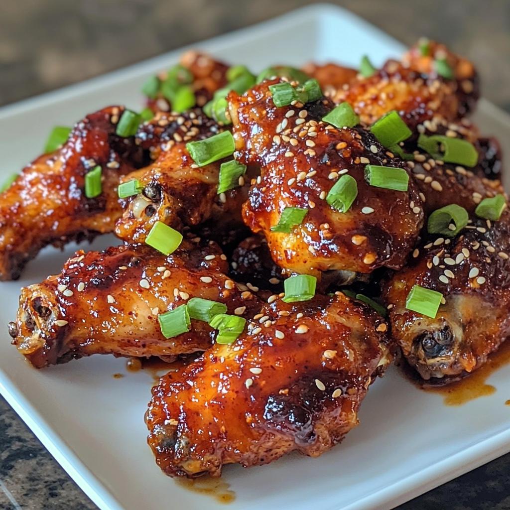 Air Fryer Korean Gochujang Wings