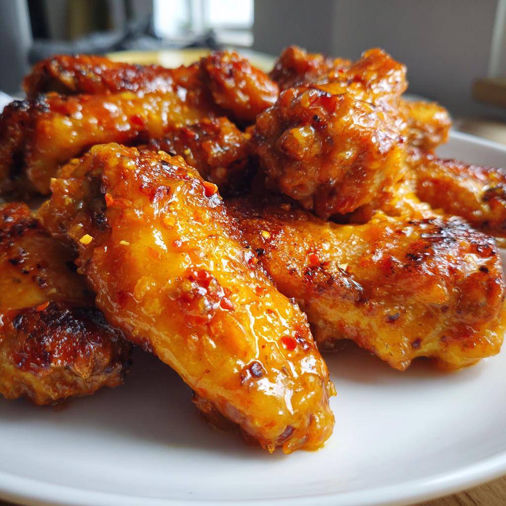 Air Fryer Mango Habanero Wings