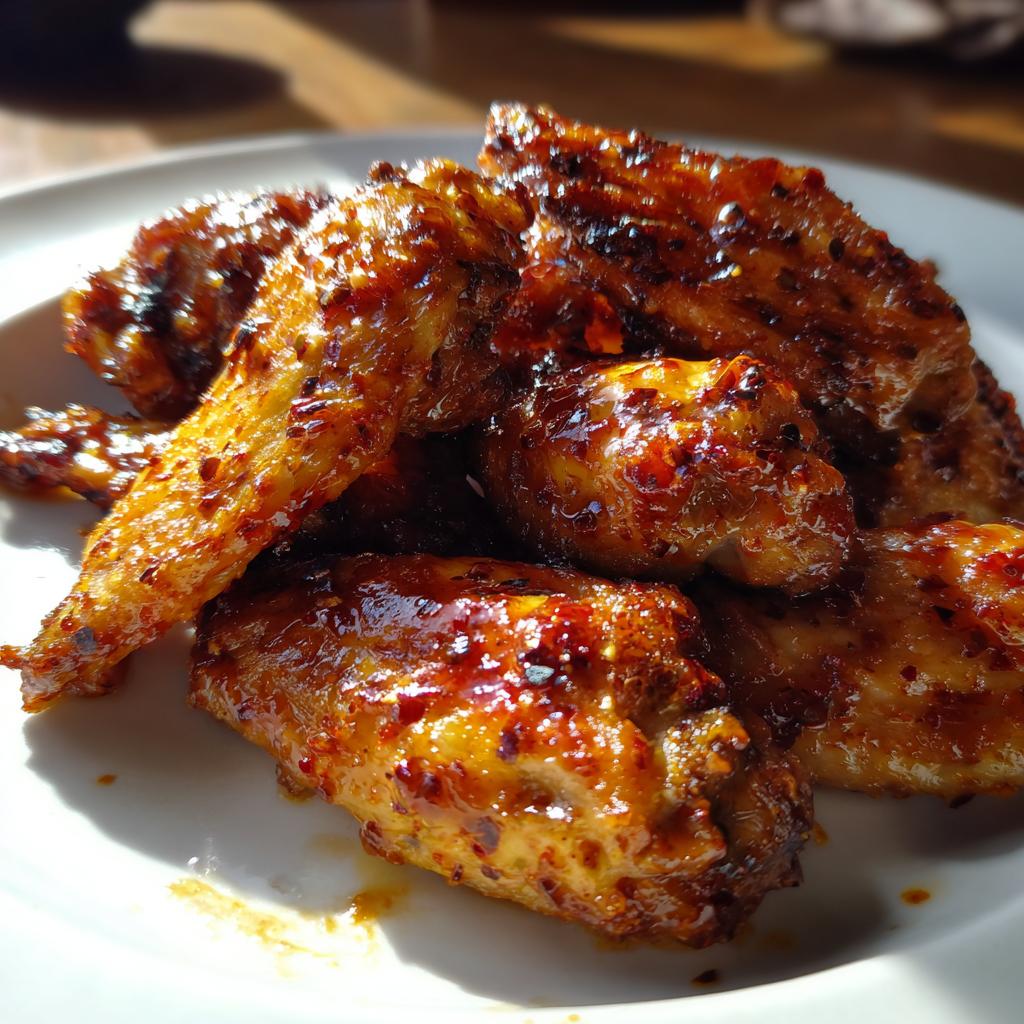 Air Fryer Sriracha Honey Wings