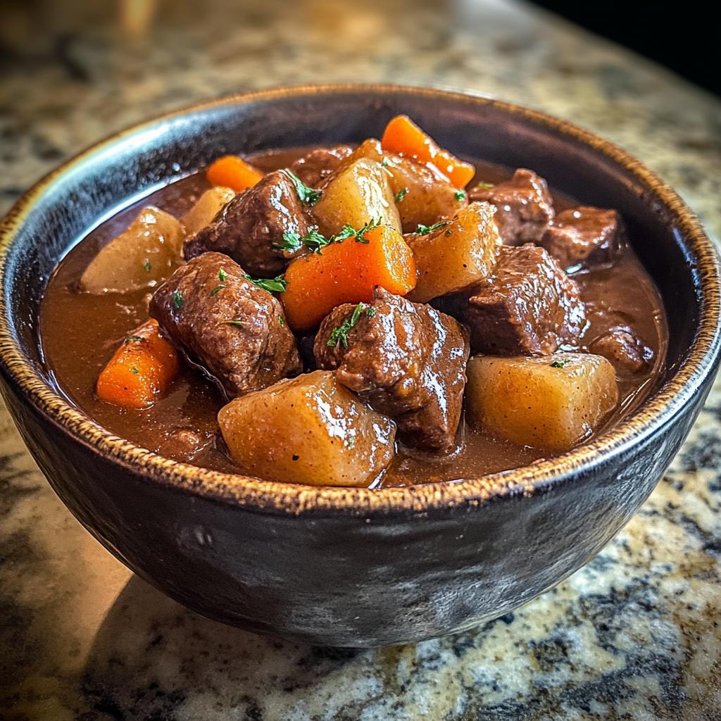 Authentic Belgian Slow-Cooked Beef Stew