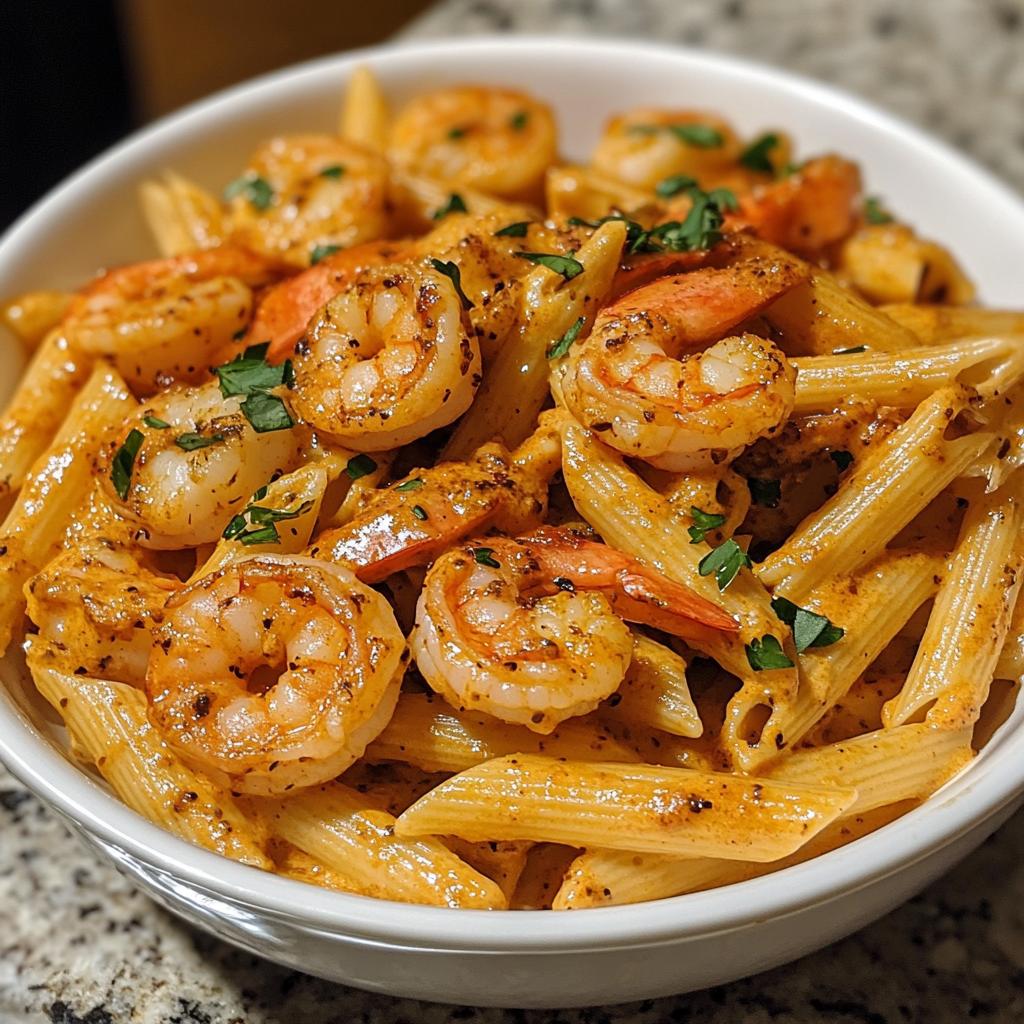Baked Cajun Shrimp Pasta – Creamy Comfort in 25 Minutes