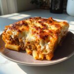 Baked Ziti with Beef & Ricotta