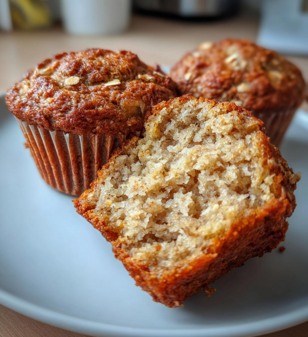 Banana Oatmeal Muffins