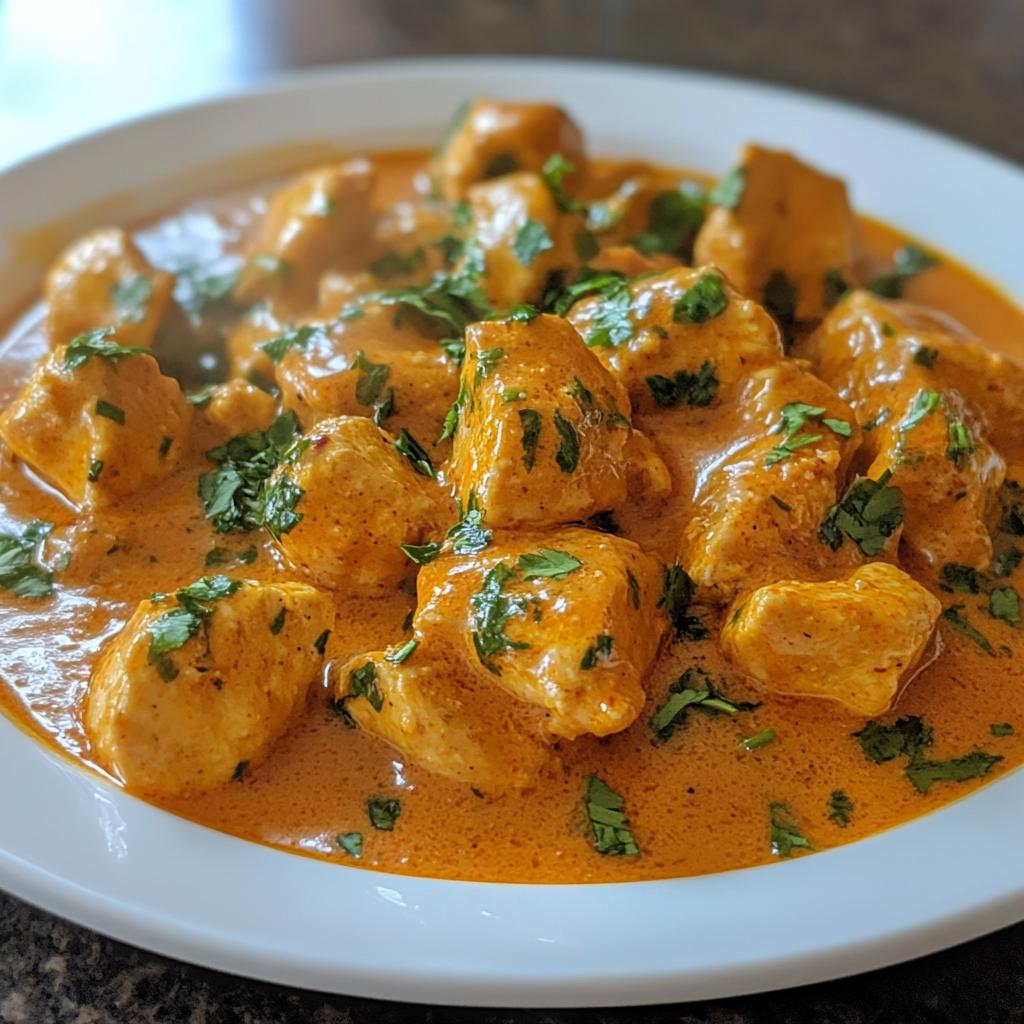 Butter Chicken with Garlic Sauce