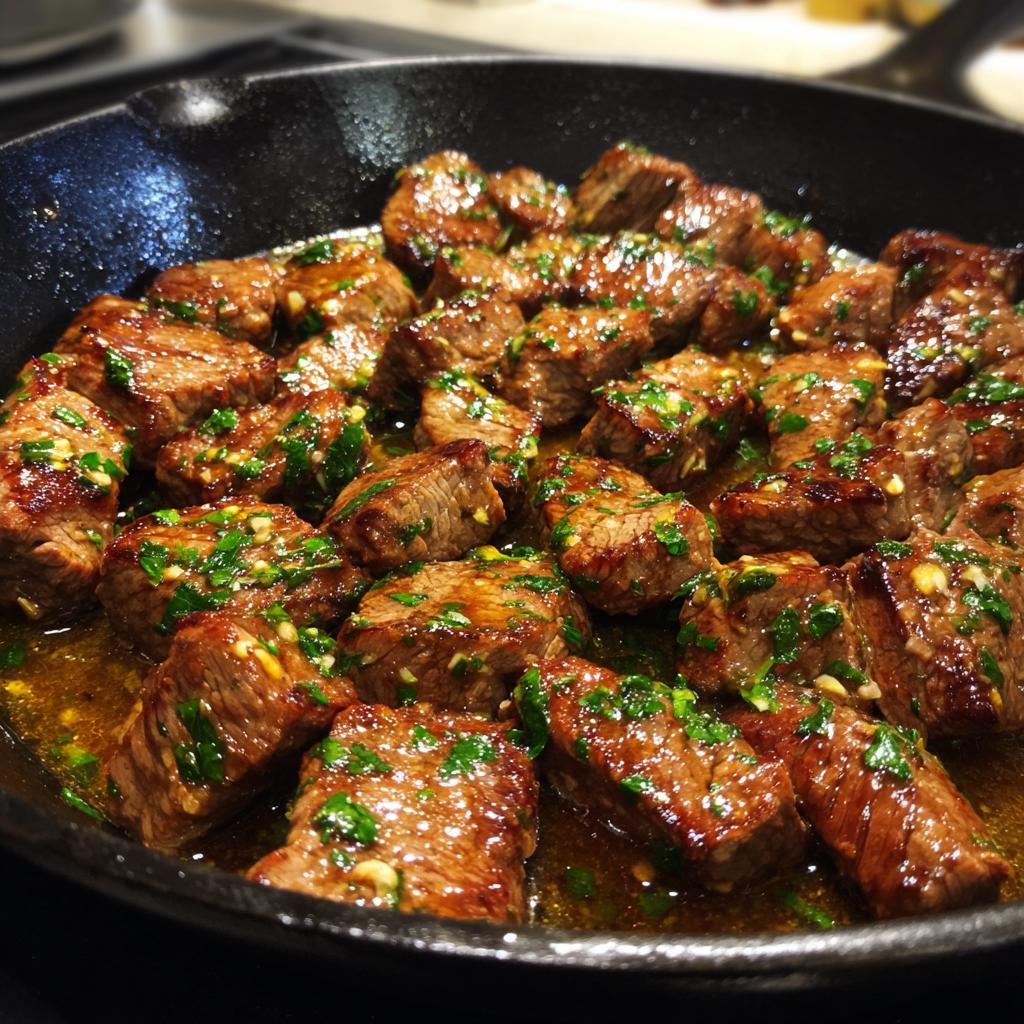 Cajun Butter Steak Bites