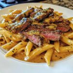 Cajun Steak Penne with Honey Ranch Sauce