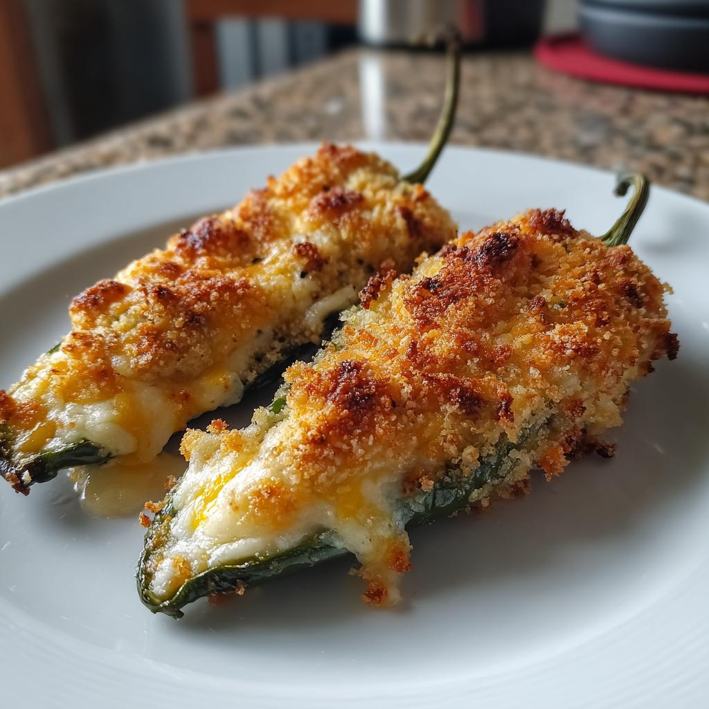 Cheesy Baked Chili Rellenos